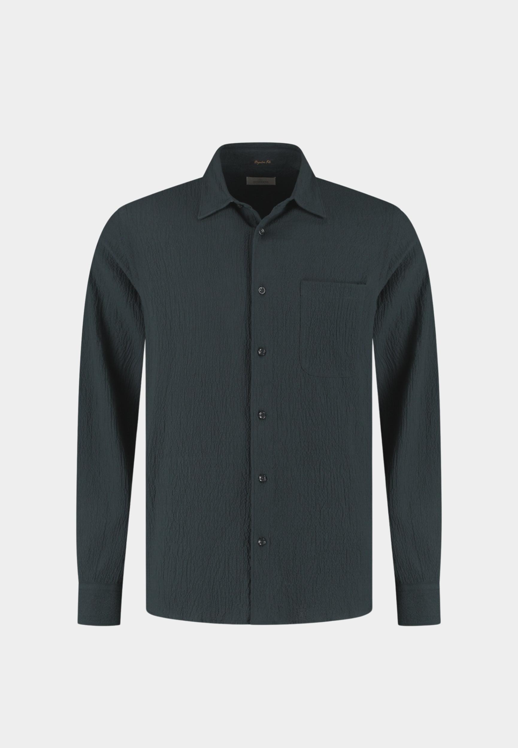 Dstrezzed Casual hemd lange mouw Groen DS_Chevi Shirt 303952/562