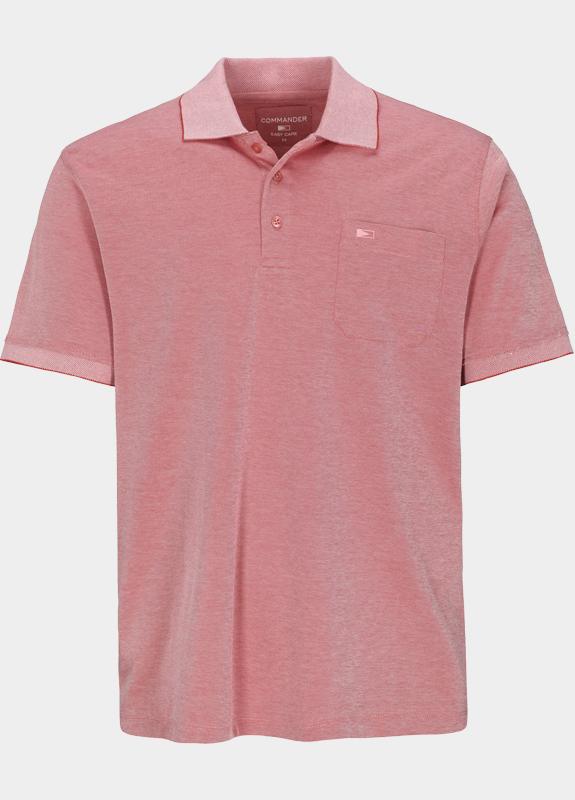 Commander flag Polo heren Rood  214008350/401