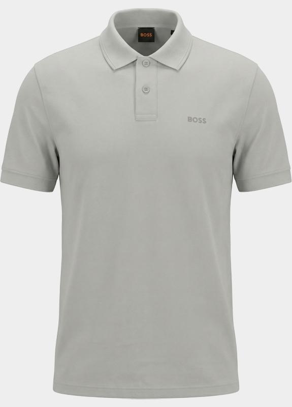 BOSS Orange Polo korte mouw Grijs Prime 10256692 01 50507813/070