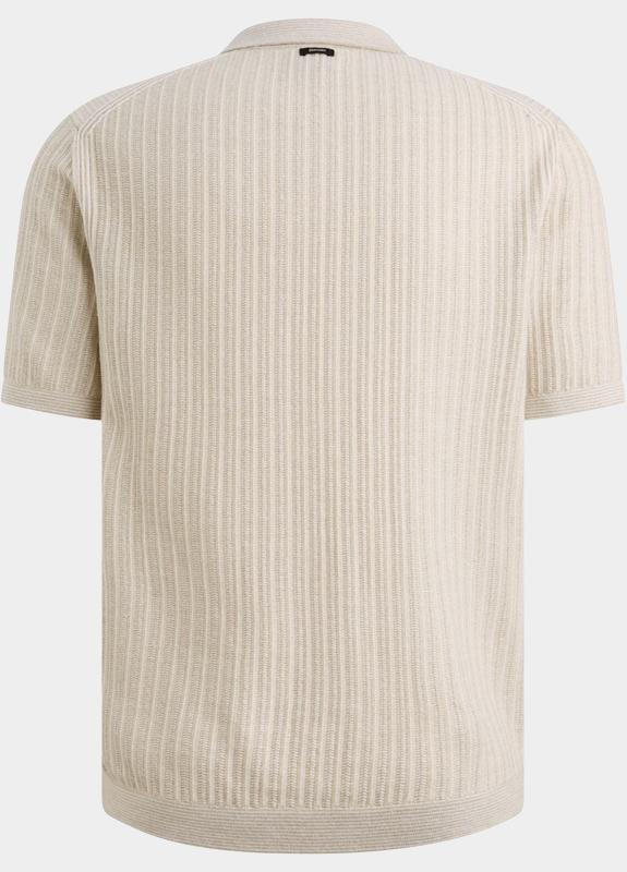 Vanguard Polo korte mouw Beige Short sleeve polo cotton line VPSS2604860/8265