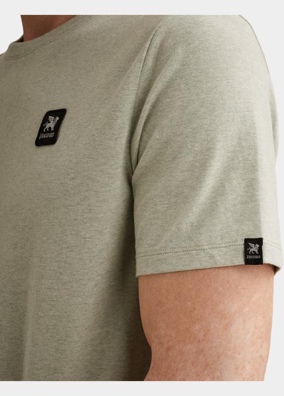Vanguard T-shirt korte mouw Groen Short sleeve r-neck cotton el VTSS2603514/6390