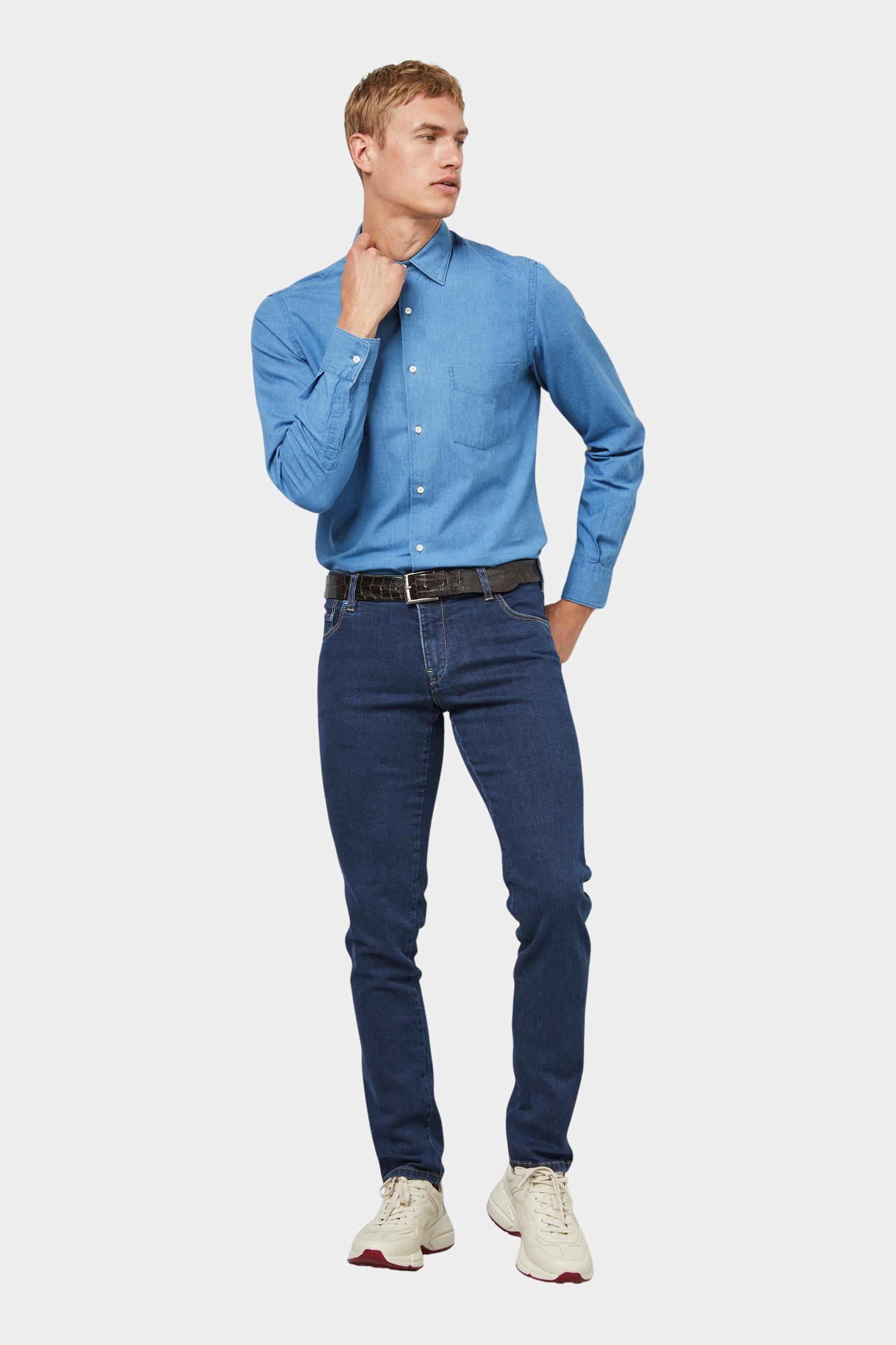 Meyer Flatfront Jeans Blauw M|5 SUPER SLIM Art.9-6202 3609620200/17
