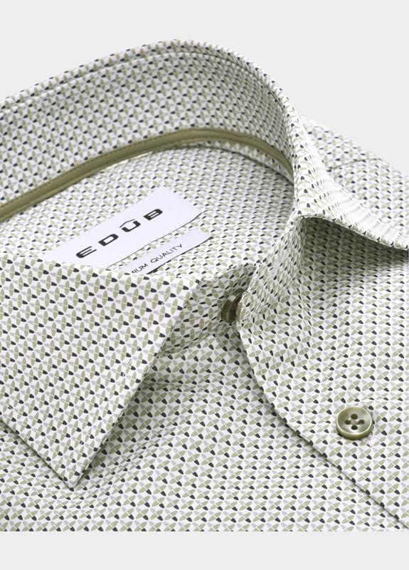 Ledub Business hemd lange mouw Groen  0143280/540-535-000