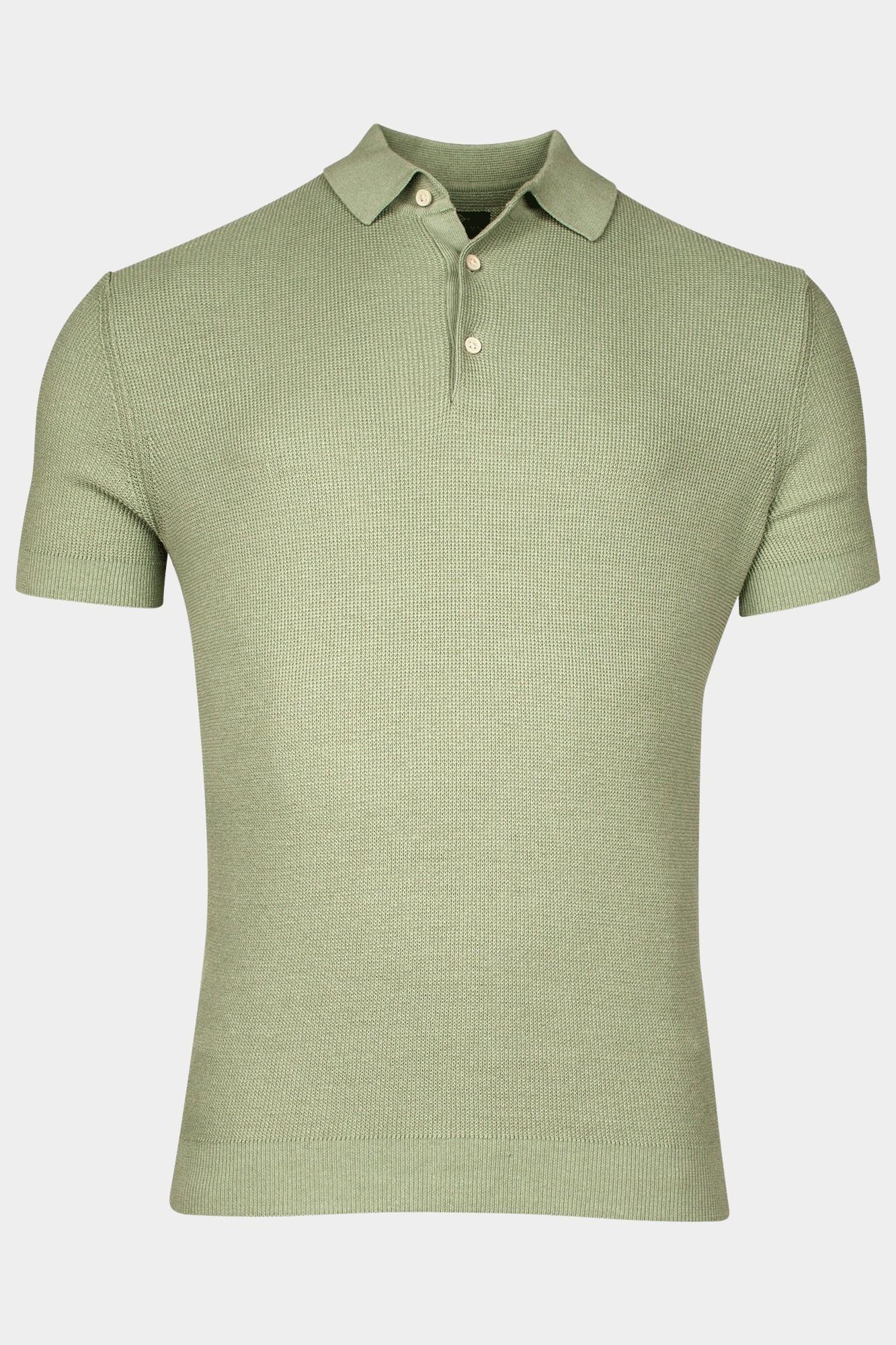 Baileys Polo korte mouw Groen Polo knitted - SS  all over s 515715/72