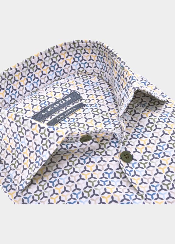 Ledub Business hemd lange mouw Multi  0142320/913-000-000