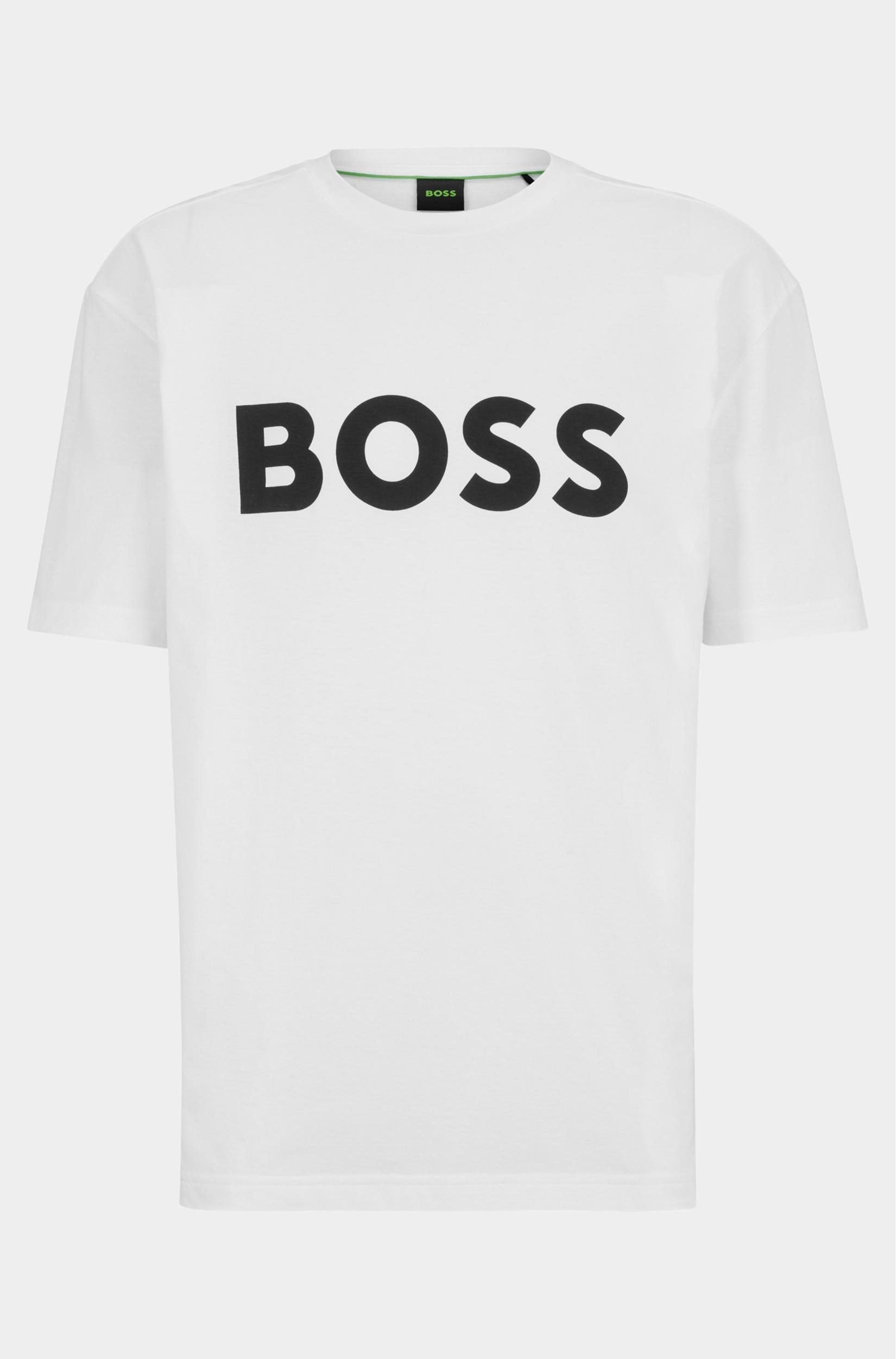 BOSS Green T-shirt korte mouw Wit Tee 1 10213473 01 50483774/100