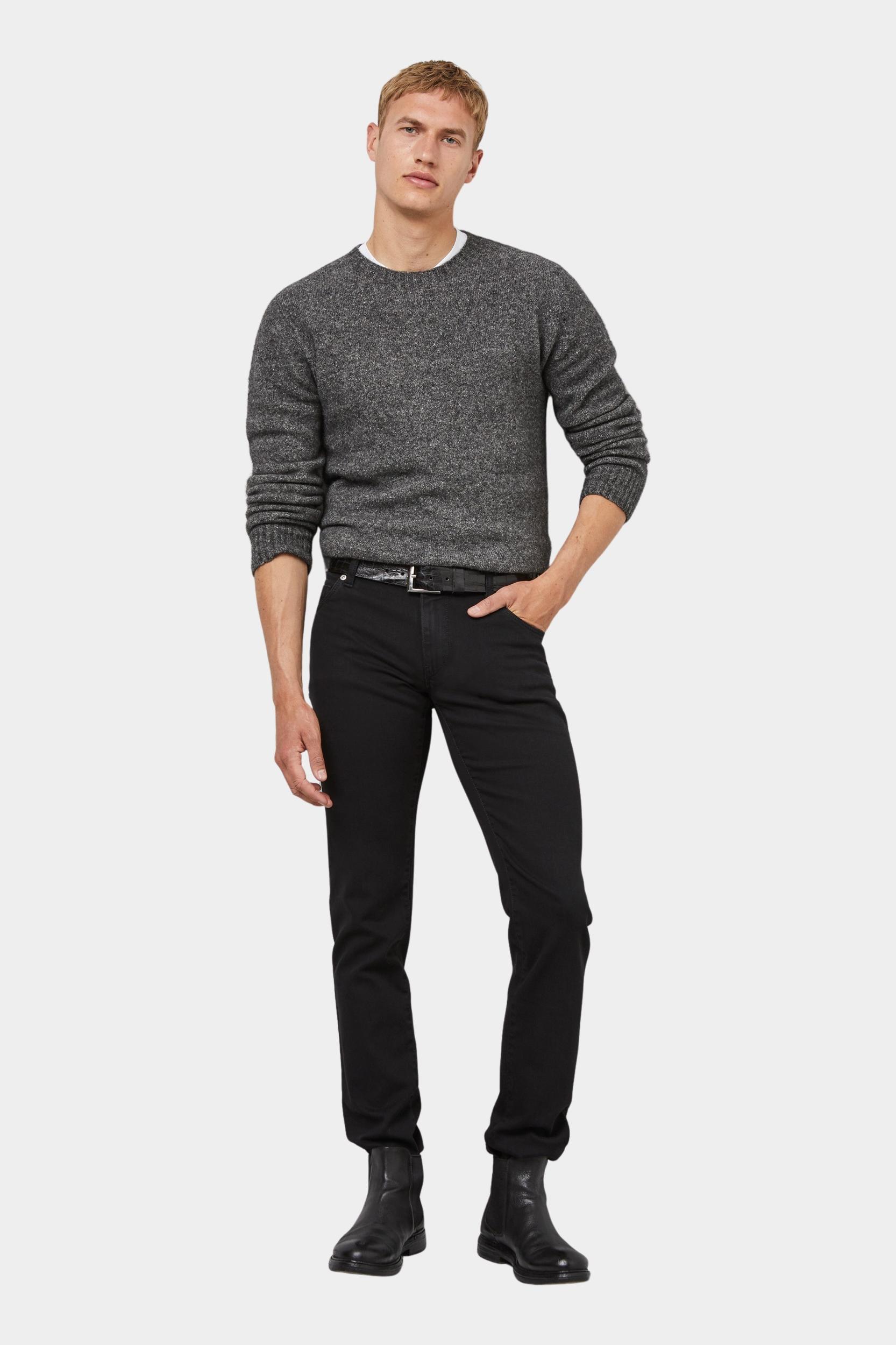 Meyer Flatfront Jeans Zwart Slim Art.9-6206 3619620600/09
