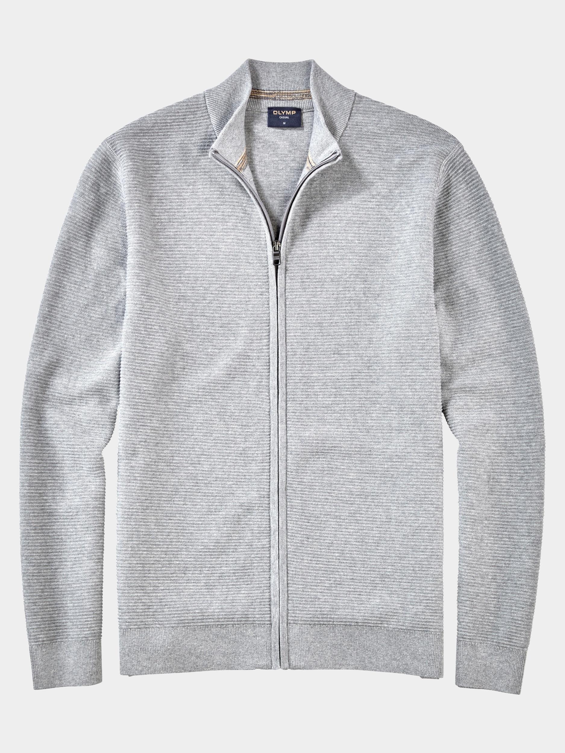 Olymp Vest Grijs Jacke Strick 530246/62