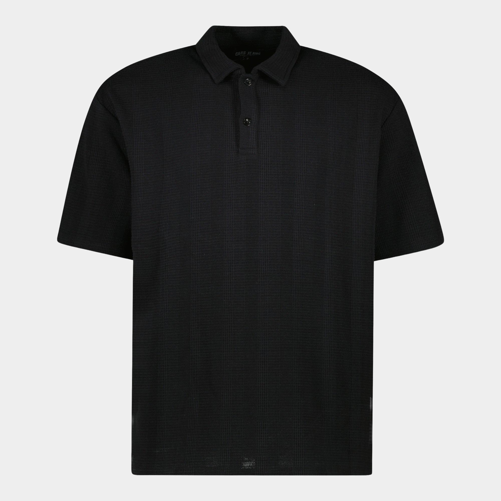 Cars Jeans Polo korte mouw Zwart DEAGLAN 62179/01