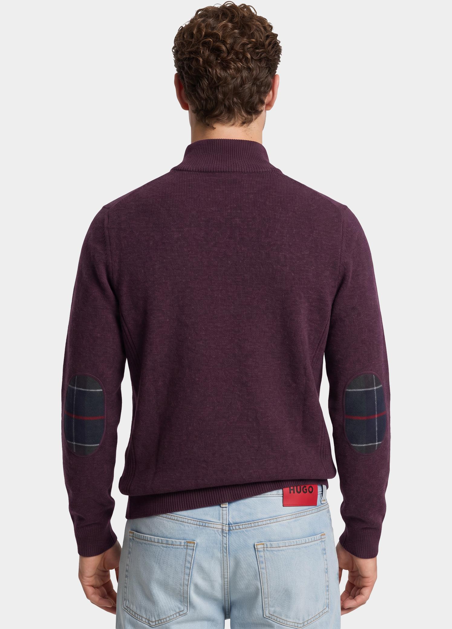 Barbour Half Zip Rood Holden MKN0837/SOS-RE77