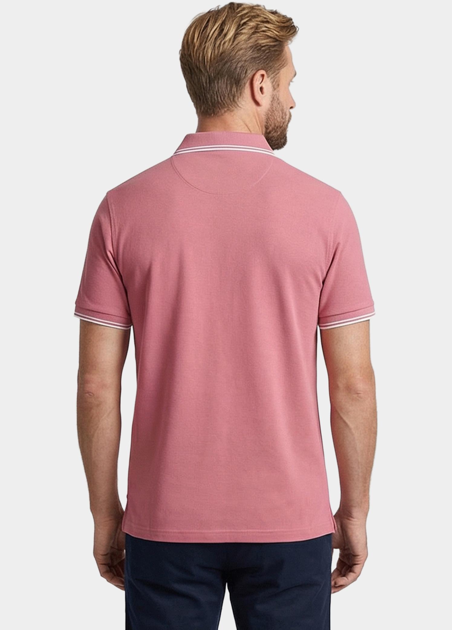 Giordano Polo heren Roze Nico Signature Polo SS Two-Pl 616587/50