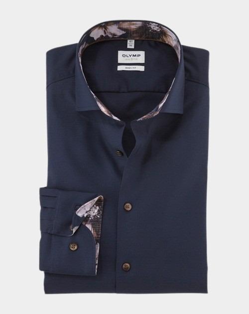 Olymp Business hemd lange mouw Blauw Level Five 209674/18
