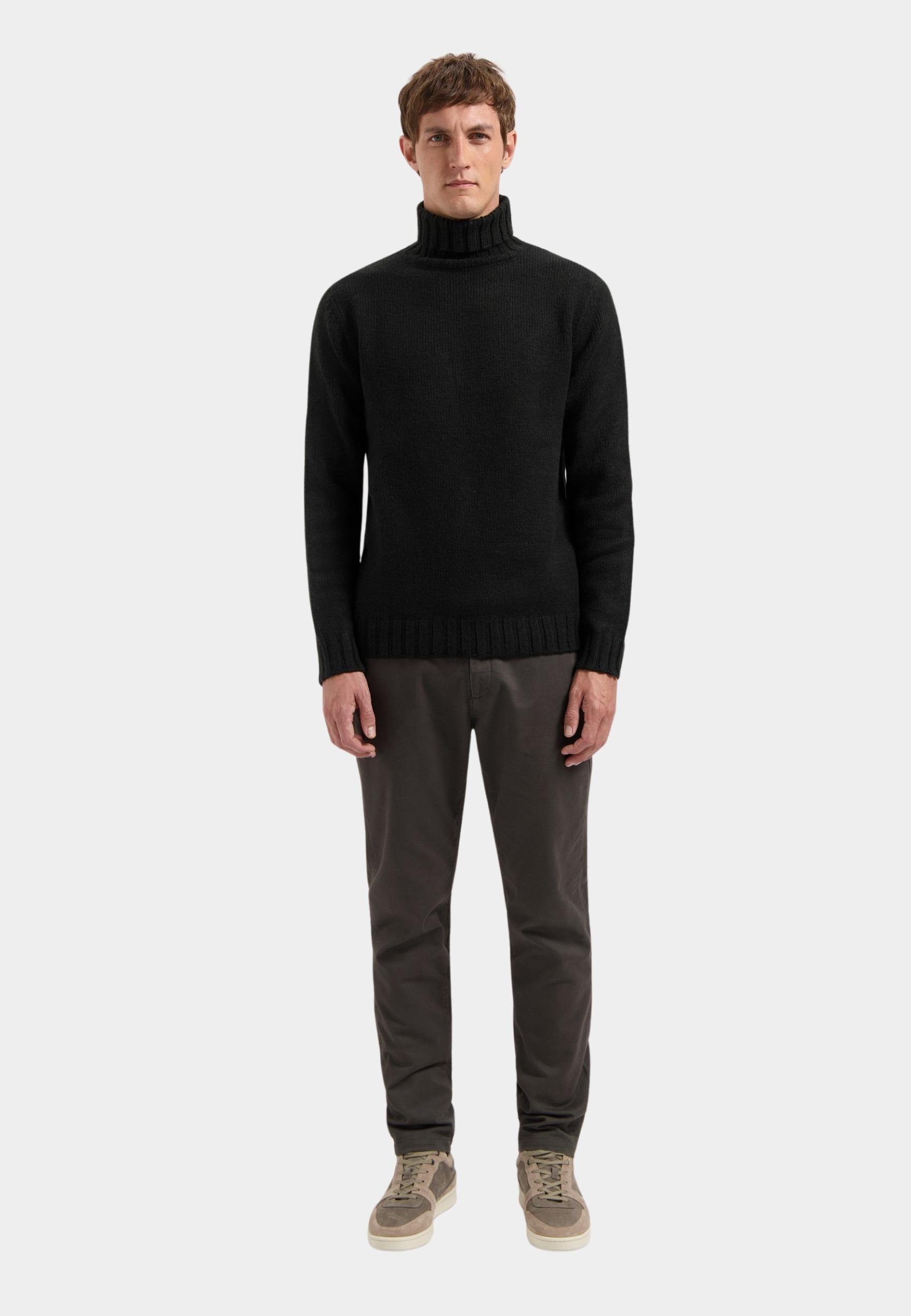 Dstrezzed Pullover Zwart Ove turtleneck 405624-AW24/999