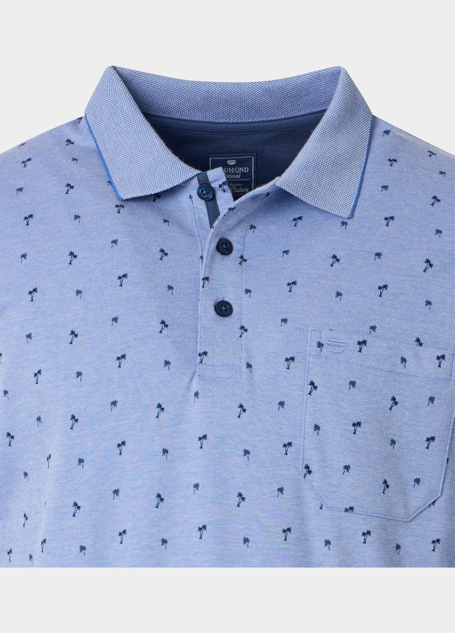 Redmond Polo heren Blauw Polo Shirt wash & wear 251900900/120