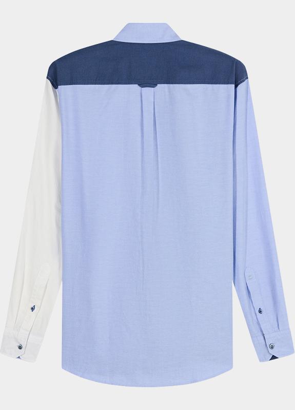 Olymp Overshirt Blauw Casual 403614/15