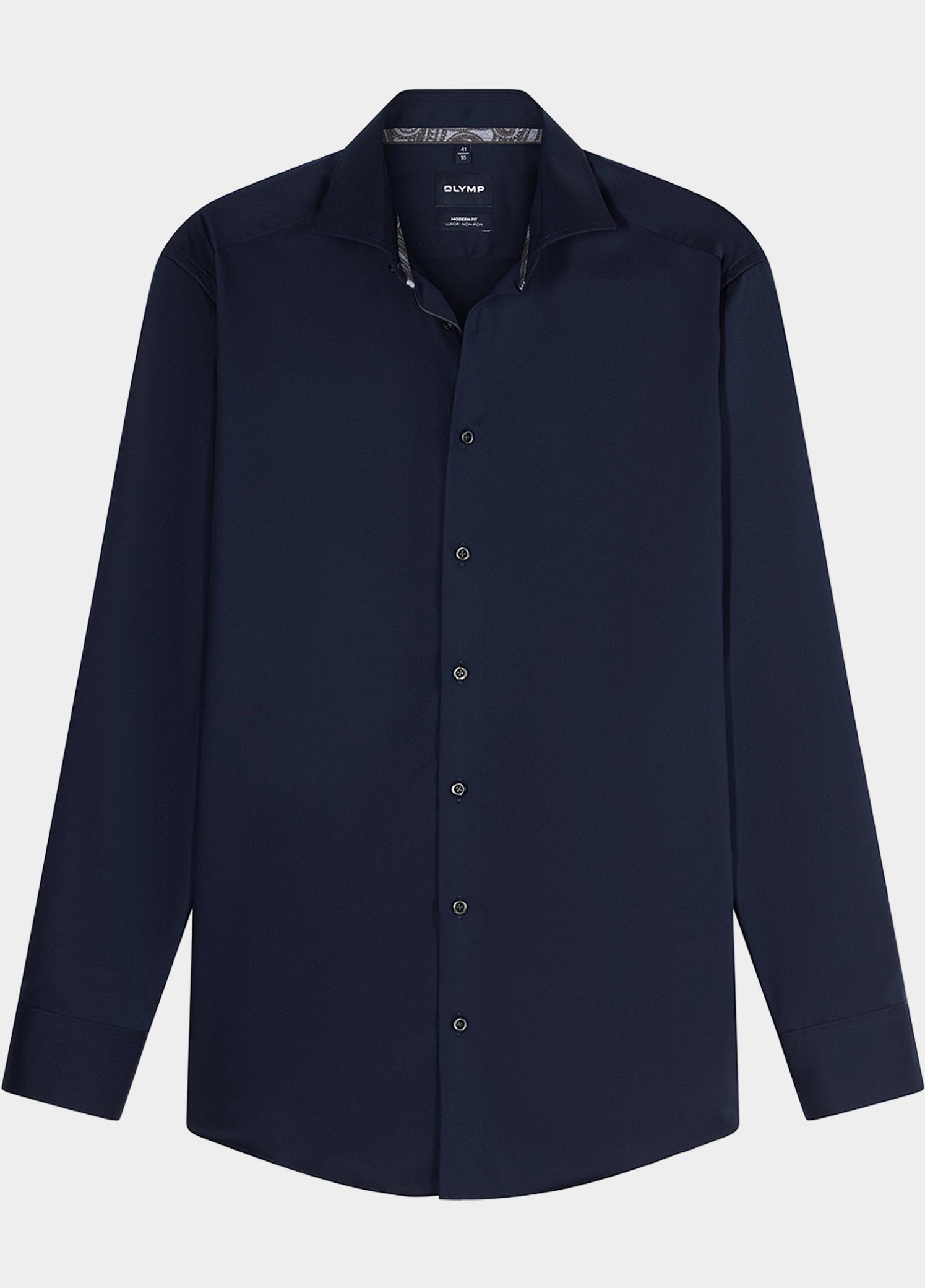 Olymp Zakelijk overhemd heren Blauw Luxor mf D.8148/2100 o.T. 122424/08