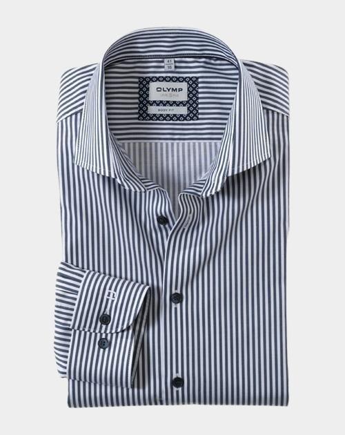 Olymp Business hemd lange mouw Blauw 2108/24 Hemden 210824/18