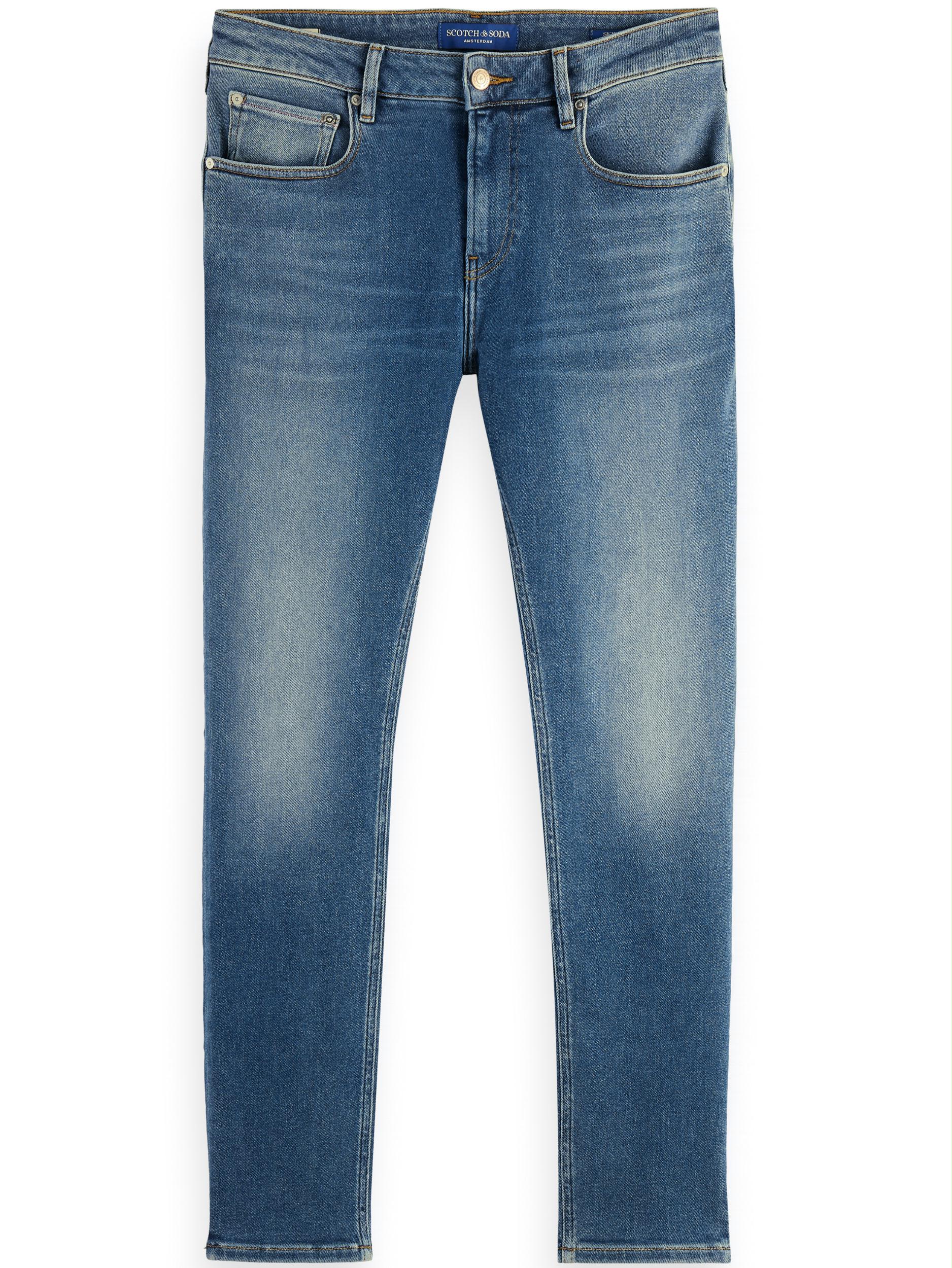 Scotch & Soda 5-Pocket Jeans Blauw Skim super slim jeans - Runnin 165594/4663