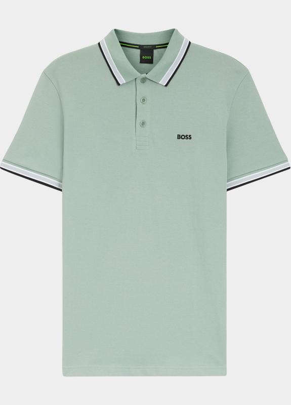 BOSS Green Polo korte mouw Groen Paddy 10241663 01 50469055/360