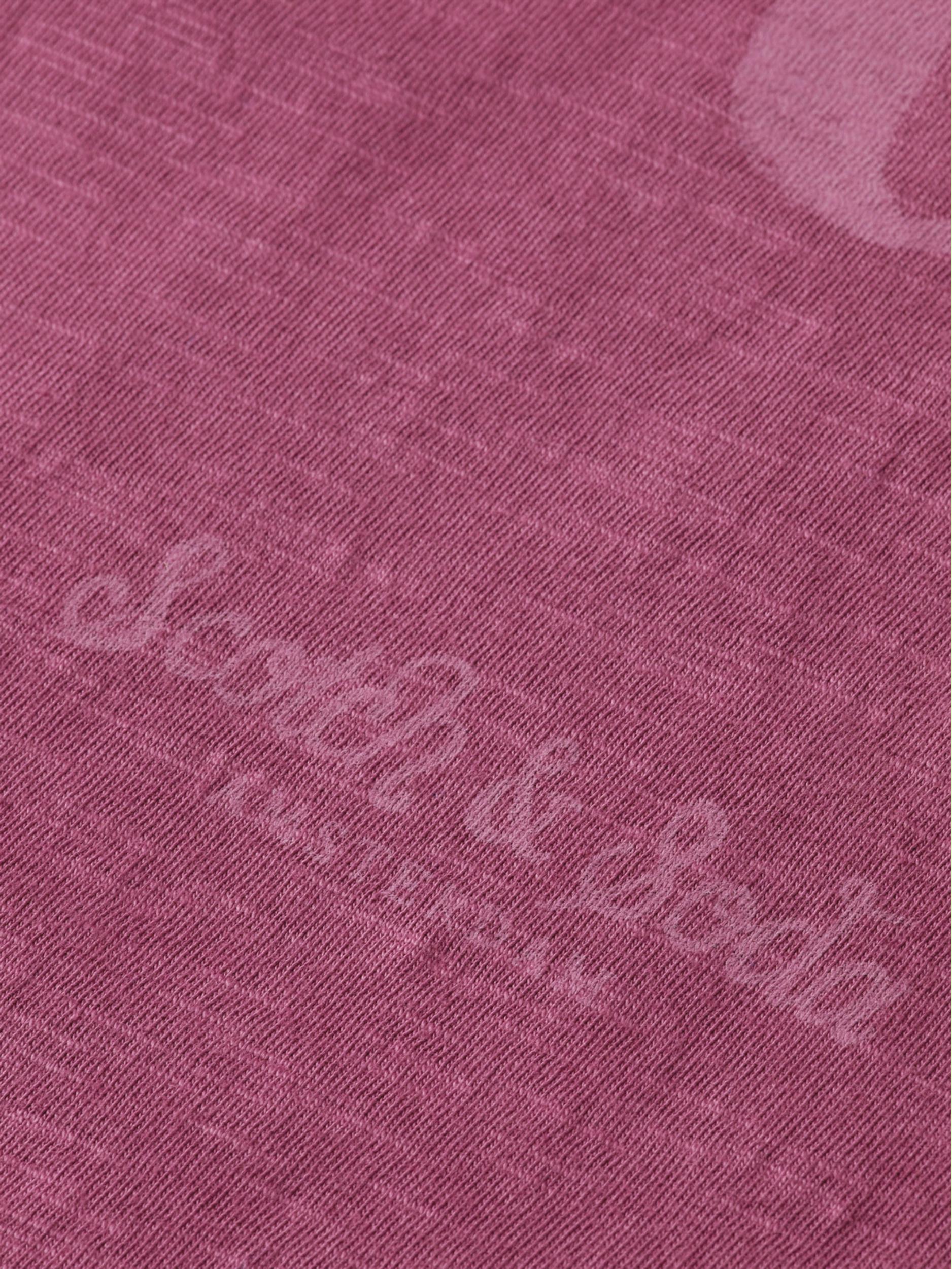 Scotch & Soda T-shirt korte mouw Paars Slub-jersey artwork T-shirt in 172016/0506