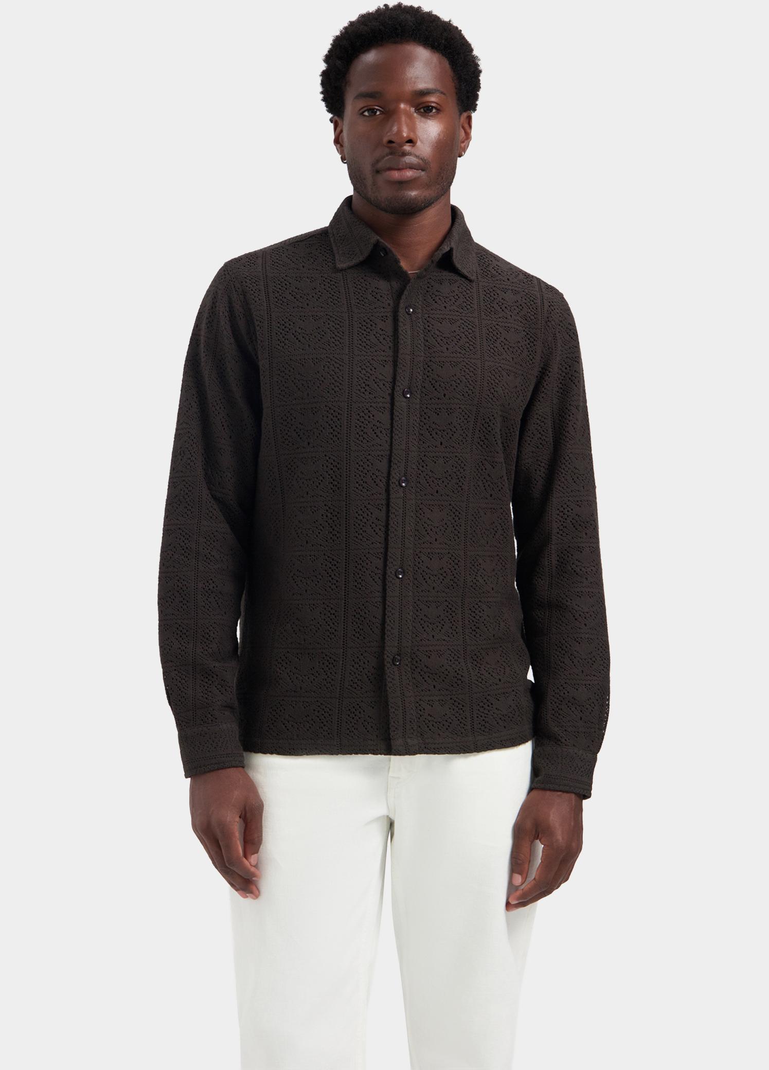 Dstrezzed Overshirt Bruin Delan Shirt 303976/799