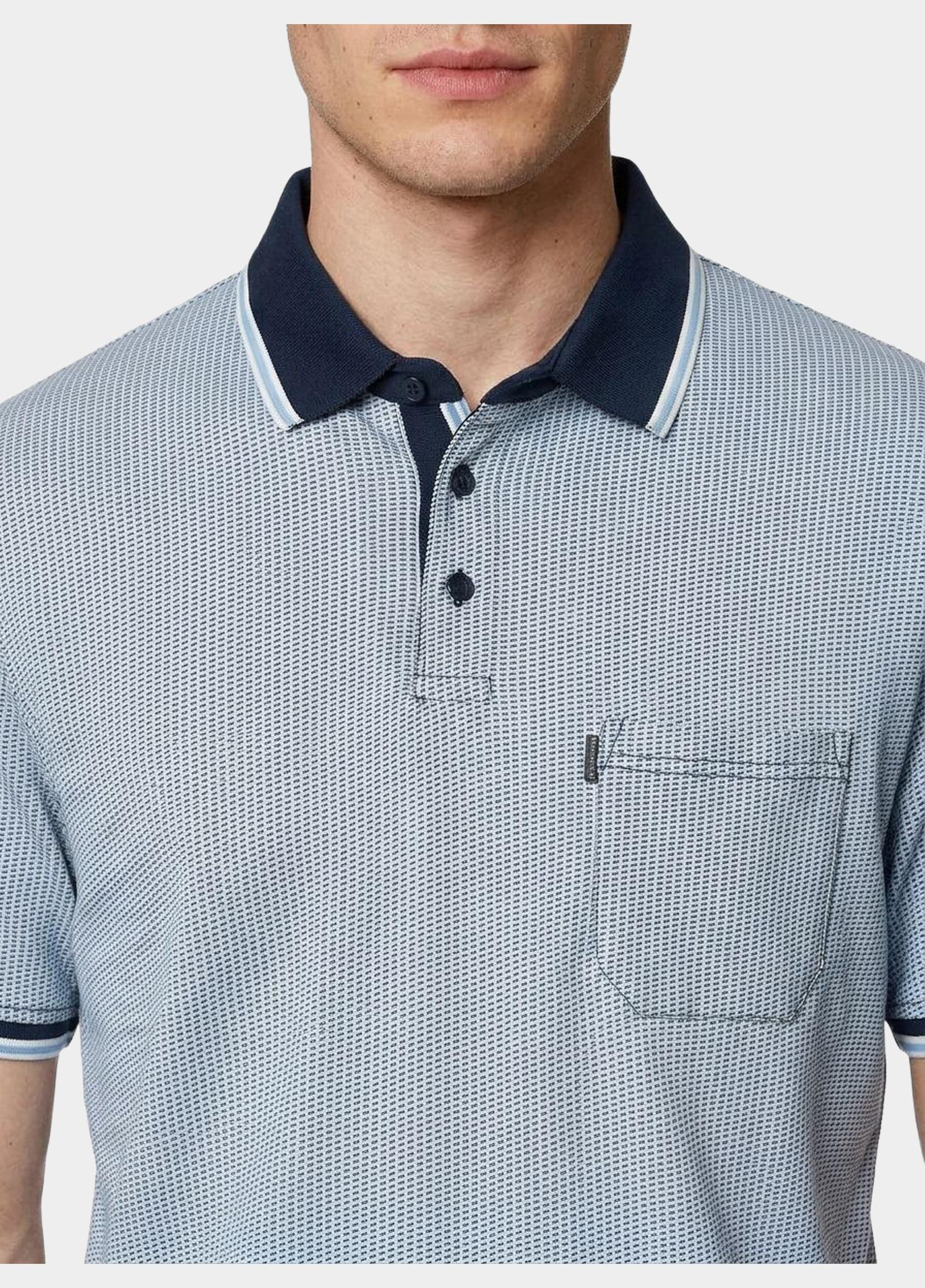 Casamoda Polo korte mouw Blauw Polo 126320131/118