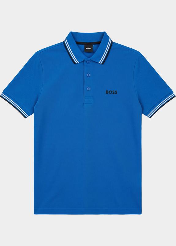 BOSS Green Polo korte mouw Blauw Paddy 10241663 01 50469055/429