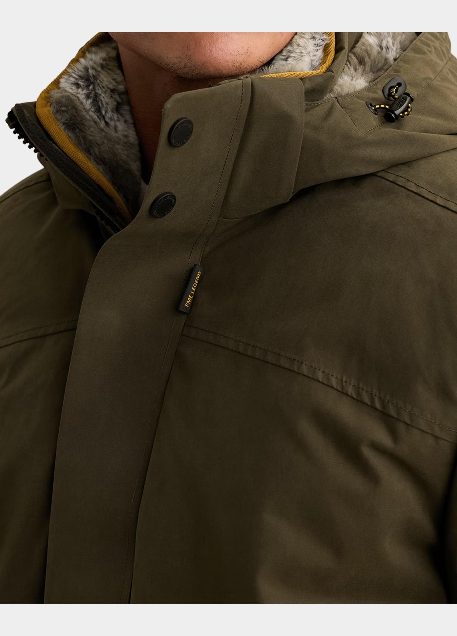 PME Legend Winterjas heren Groen Semi long jacket HYDROPACKER PJA2609166/8039