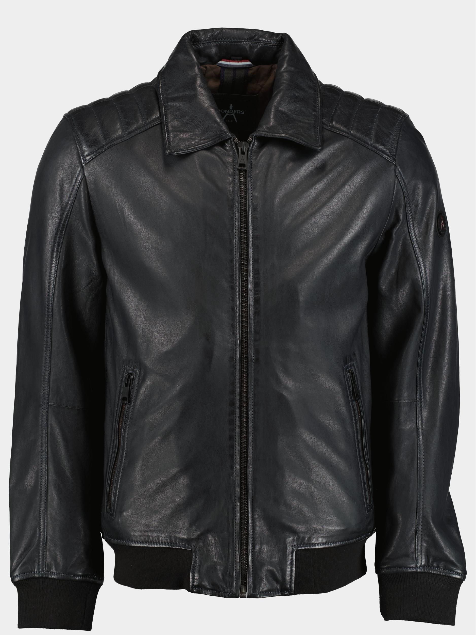 Donders 1860 Lederen Jack Blauw Leather Jacket 52328/790