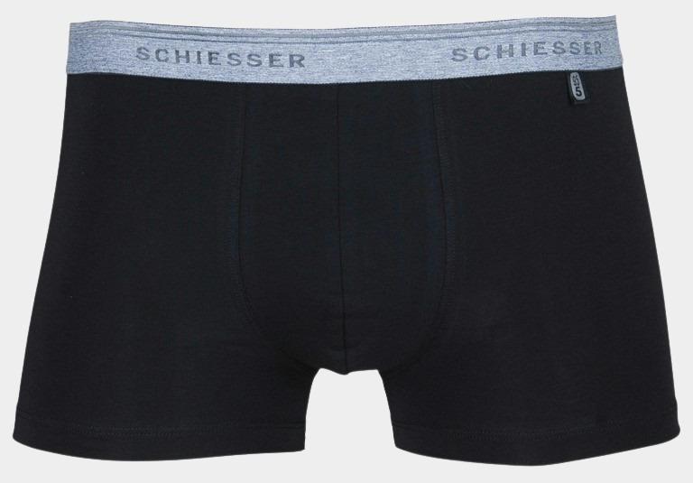 Schiesser Boxer Zwart ondergoed boxer zwart 205427/000