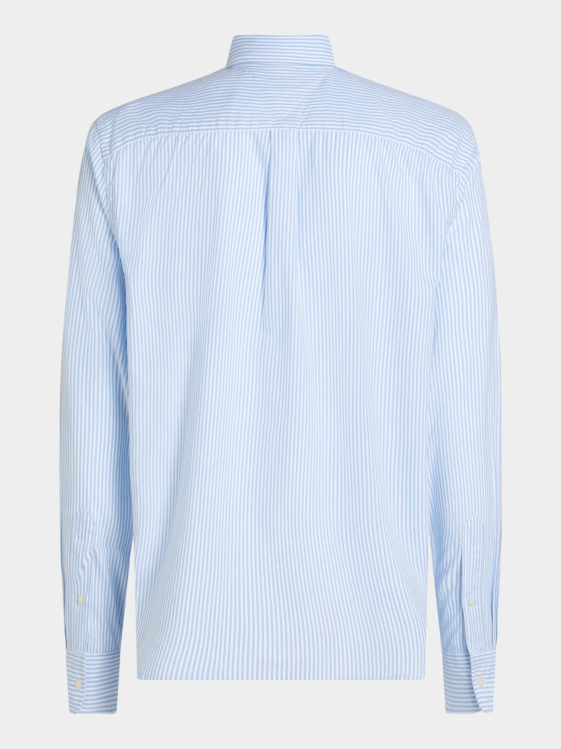 Tommy Hilfiger Casual hemd lange mouw Blauw Flex Poplin Classic STP RF Shi MW0MW37549/0A7