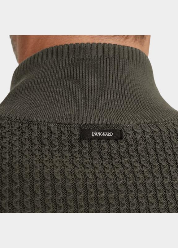 Vanguard Vest Grijs Zip jacket cotton modal VKC2511370/9161