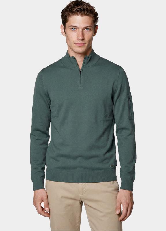 Born With Appetite Half Zip Grijs Race Pull Halfzip BWA00005RA41/9512