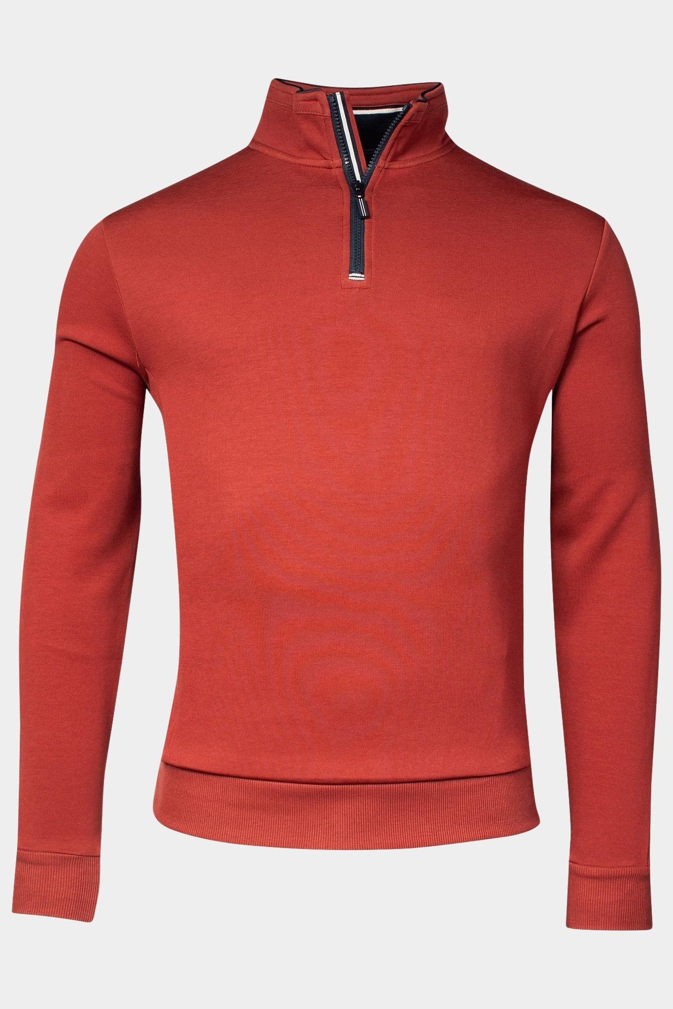 Baileys Half Zip Rood Sweatshirt 1/2 Zip  double fa 323183/38