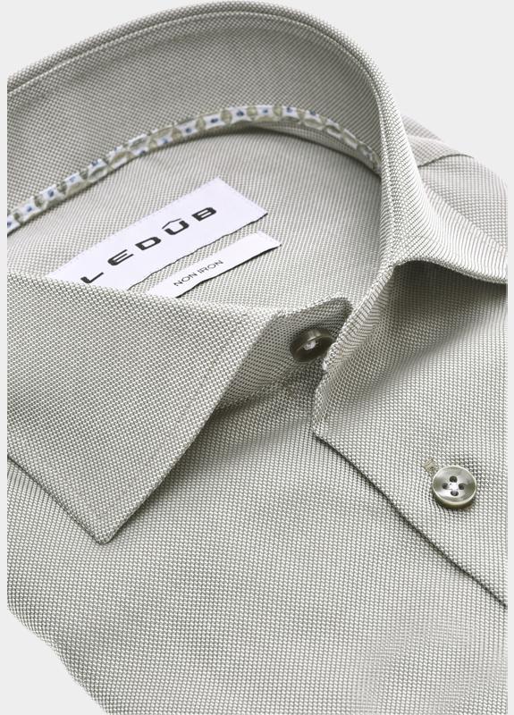Ledub Business hemd lange mouw Groen  0143350/540-530-000