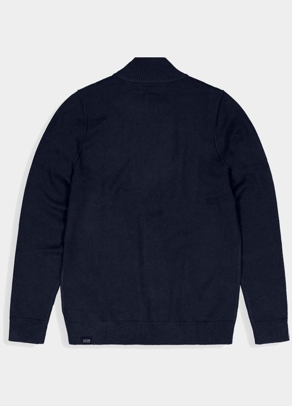 Butcher of Blue Half Zip Blauw Clifden Halfzip 1926002/890