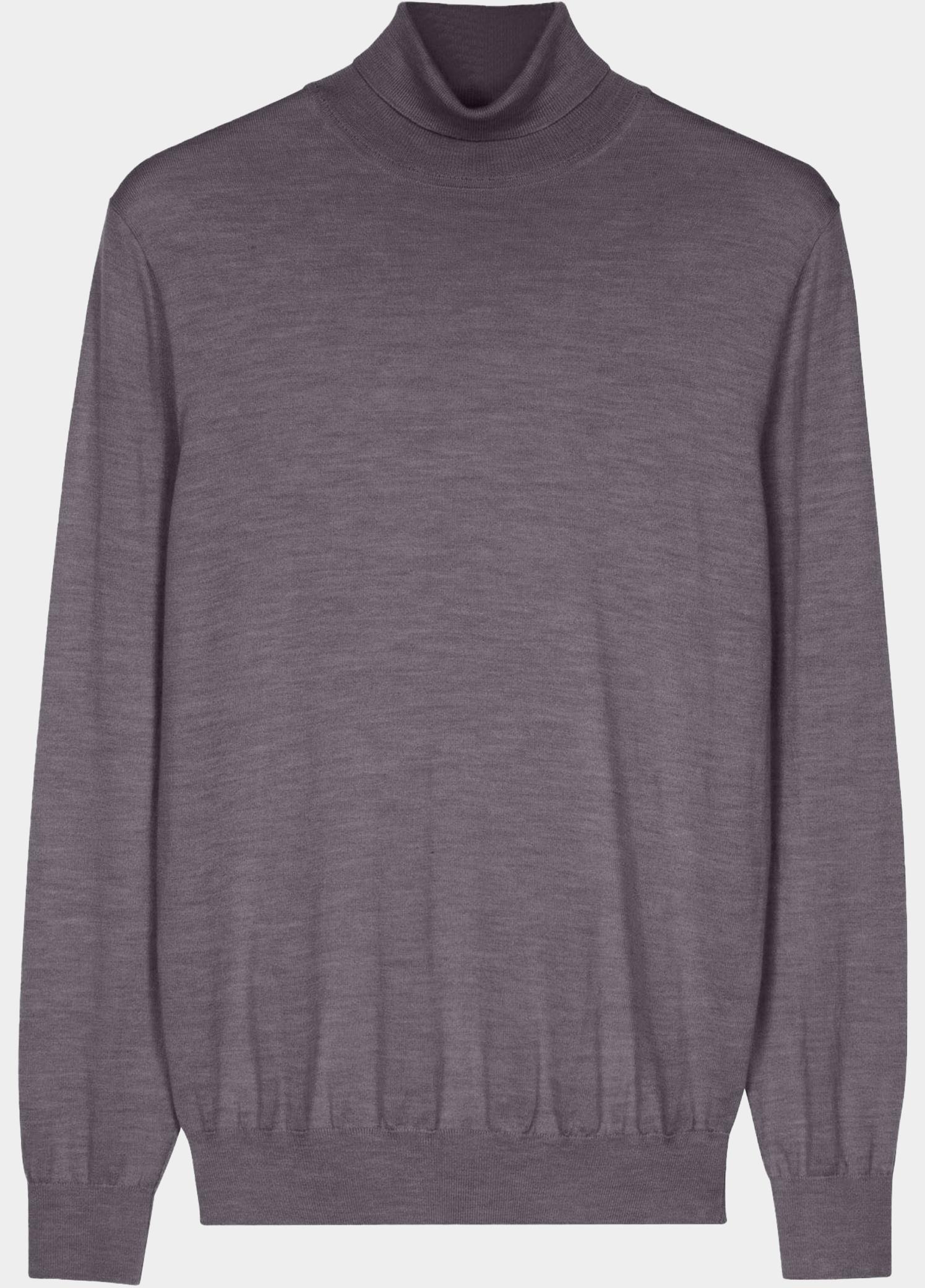 Baileys Coltrui heren Grijs High Neck Pullover 14gg Singl 620069/92