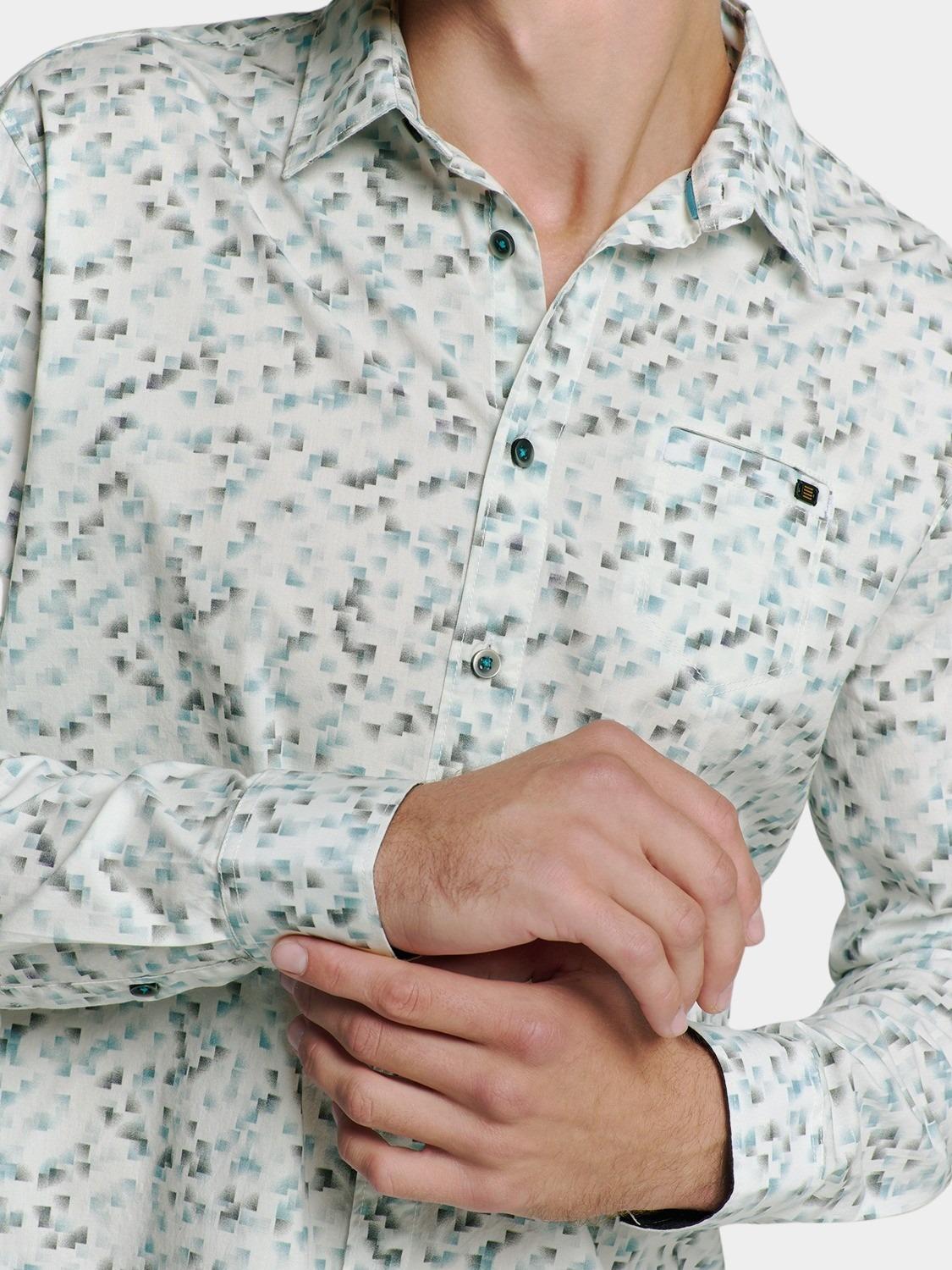 No Excess Casual hemd lange mouw Blauw  27430111/151