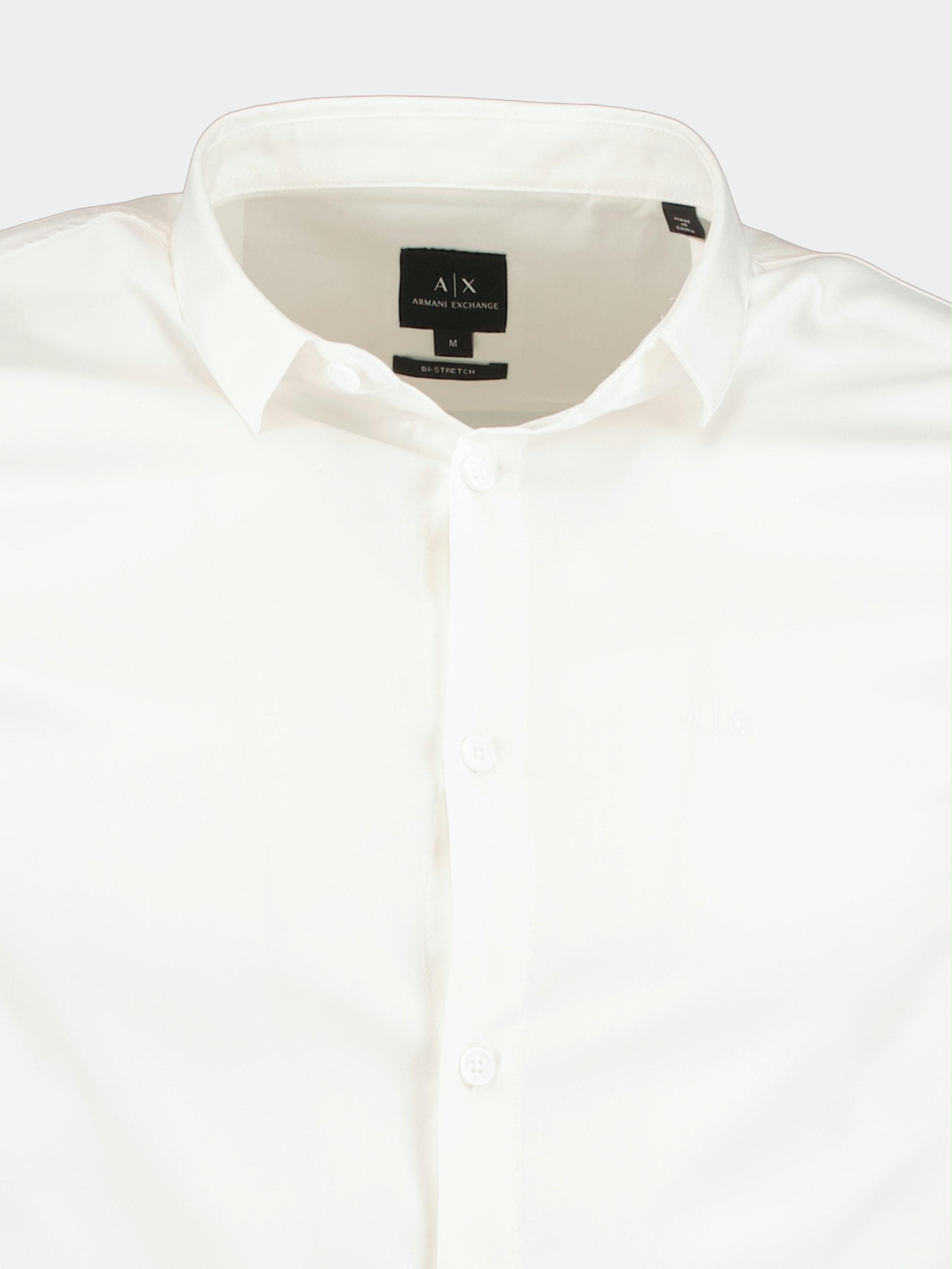 Armani Exchange Casual hemd lange mouw Wit  8NZC49.ZNYXZ/1100