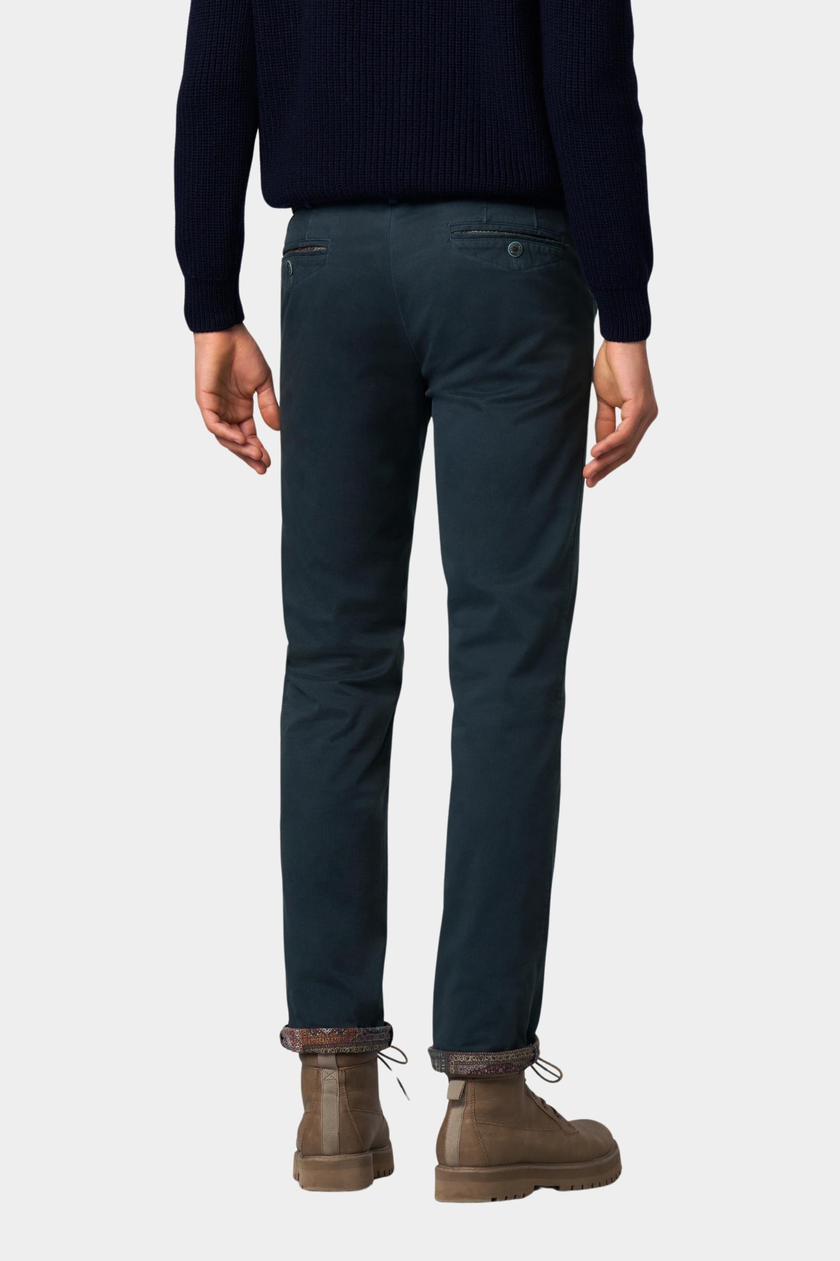 Meyer Katoenen Broek Blauw CHICAGO Art.2-3930 3322393000/17