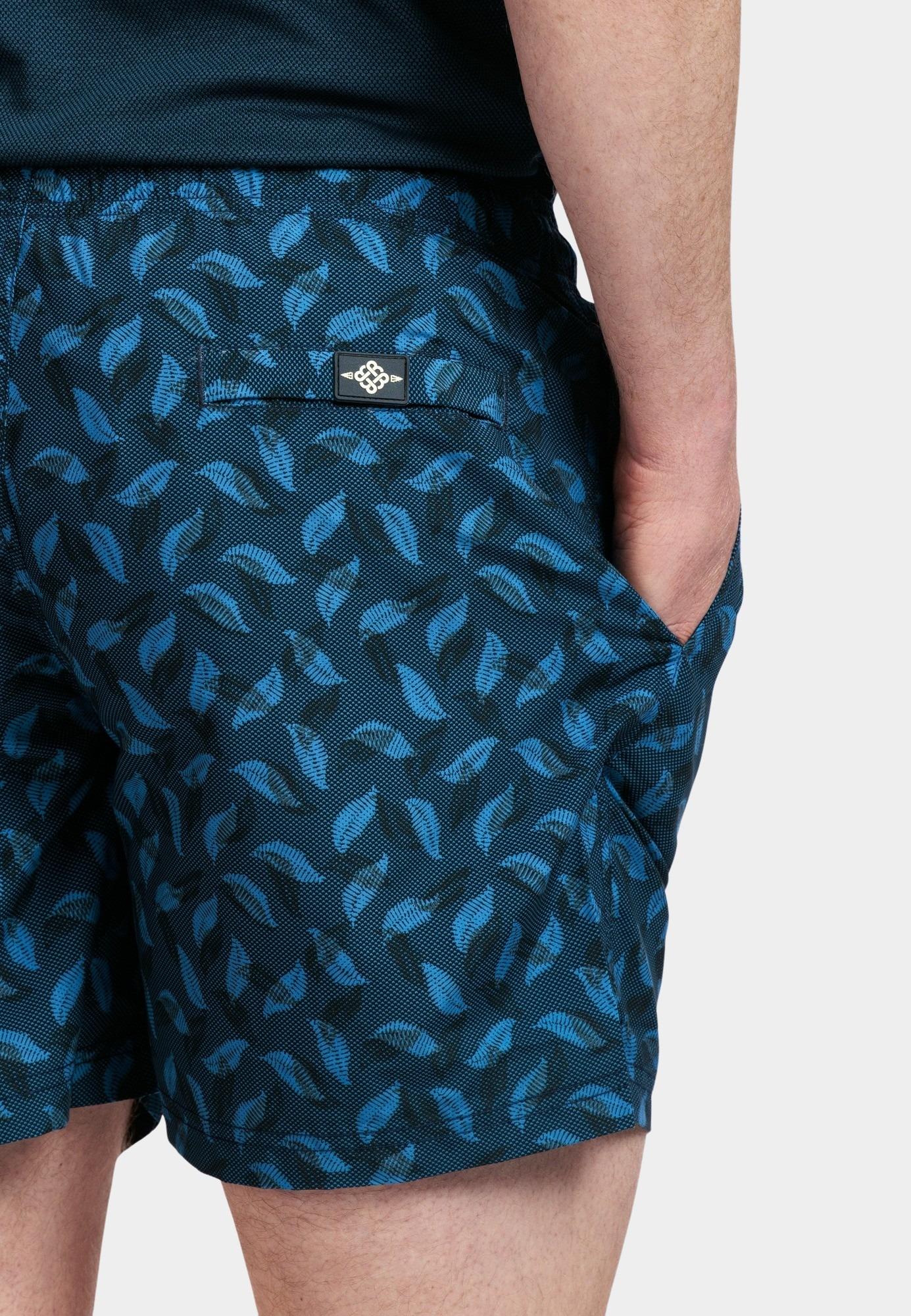Baileys Zwembroek Blauw Swimshort allover printed "st 411004/60
