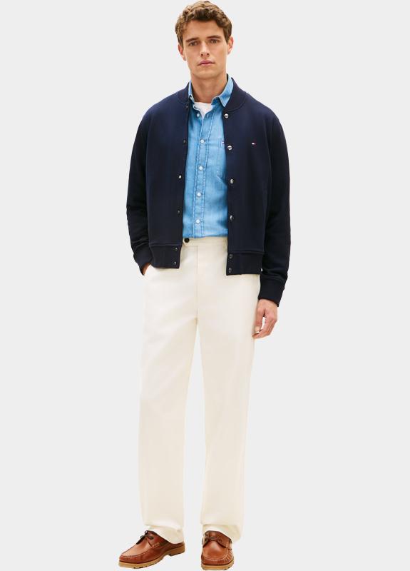 Tommy Hilfiger Zomerjas heren Blauw Essential Terry Bomber MW0MW42470/DW5