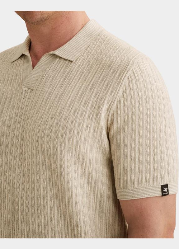 Vanguard Polo korte mouw Beige Short sleeve polo cotton line VPSS2604860/8265