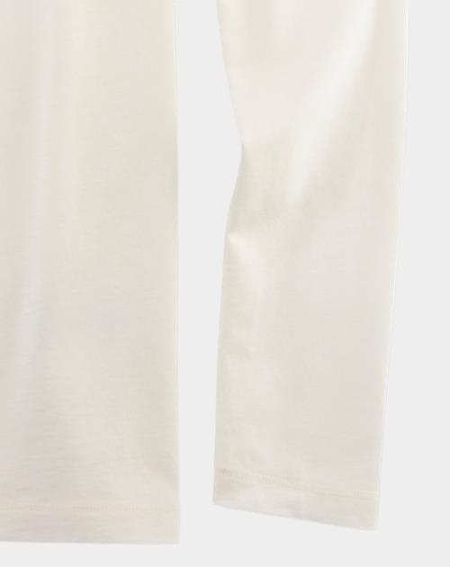 Olymp T-shirt lange mouw Beige Crewneck Casual 560424/01