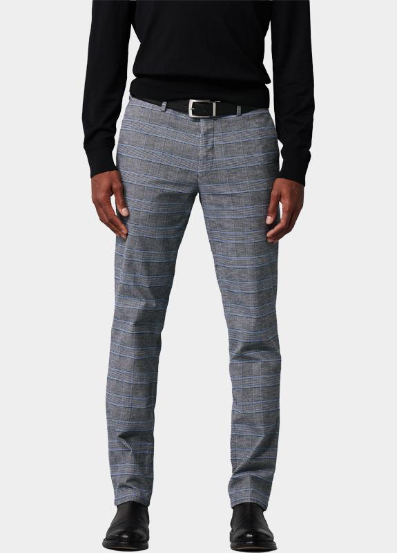 Meyer Katoenen Broek Blauw BONN Art.2-8604 1022860400/16