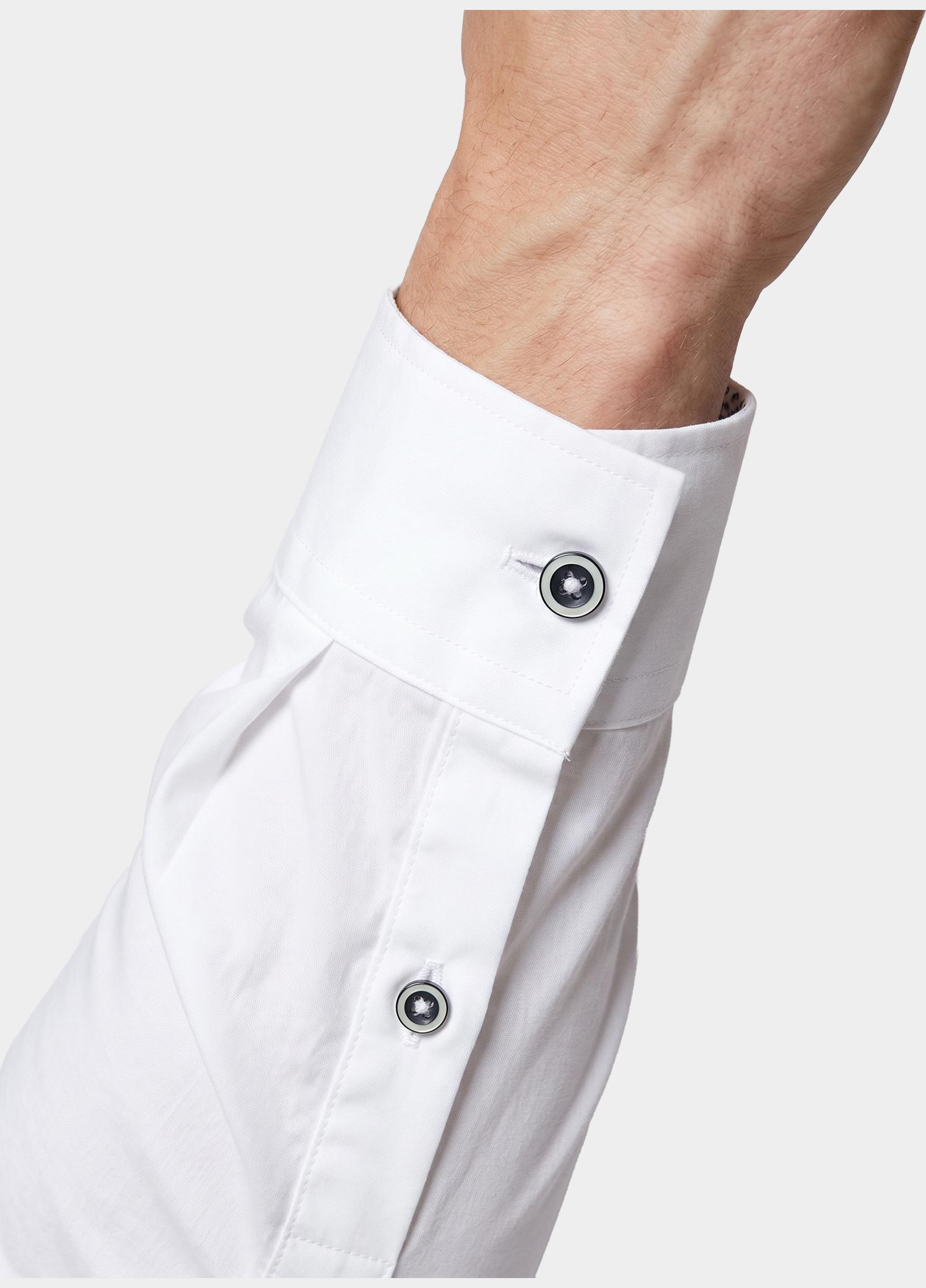 R2 Amsterdam Casual hemd lange mouw Wit  NOS.TWILL.001/004