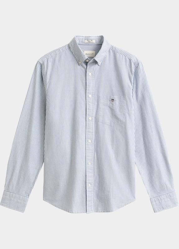 Gant Overhemd heren Blauw Klassiek Oxford-overoverhemd 3000230/436