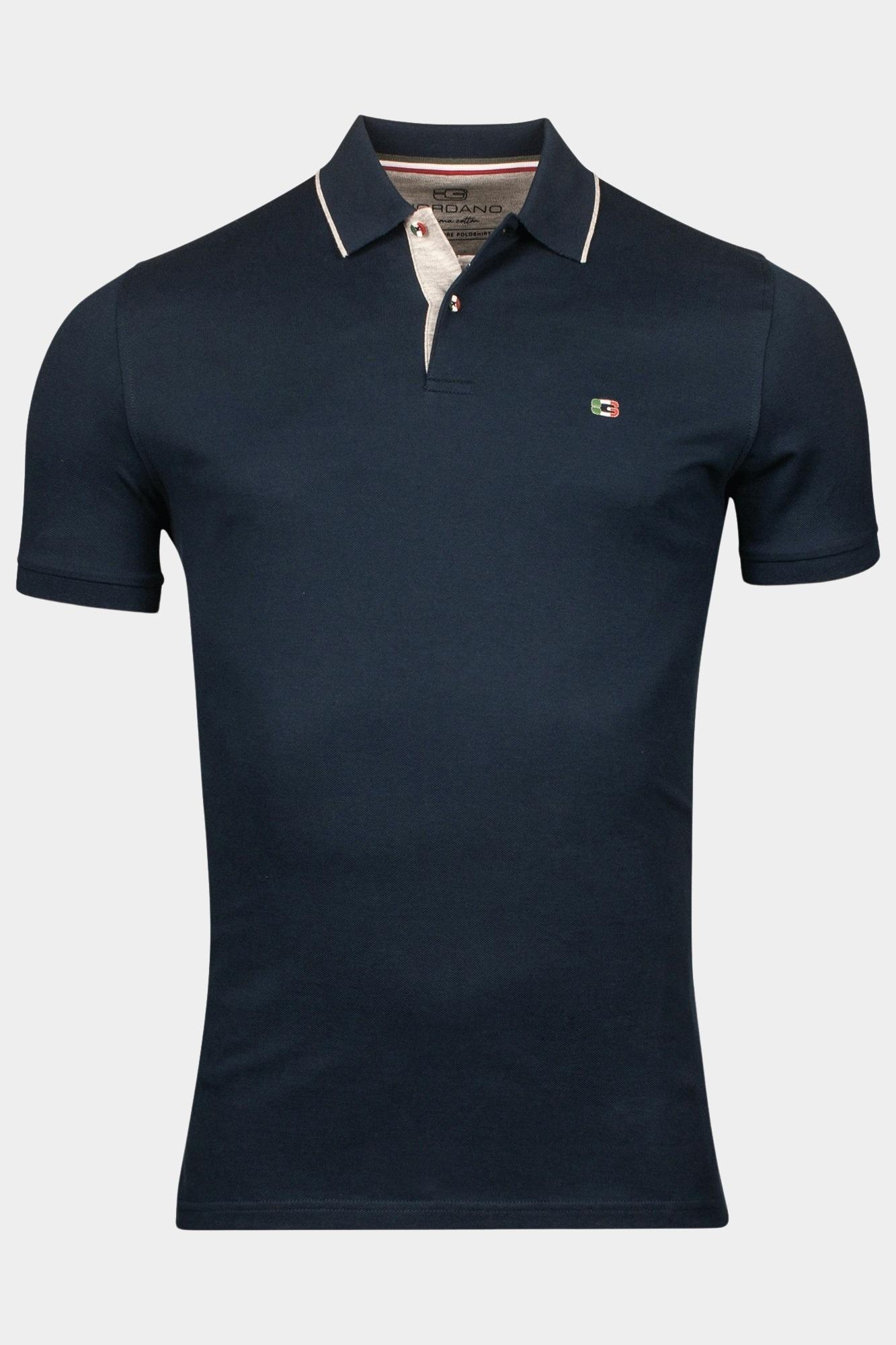 Giordano Polo korte mouw Blauw Nico short sleeve signature p 516587/69