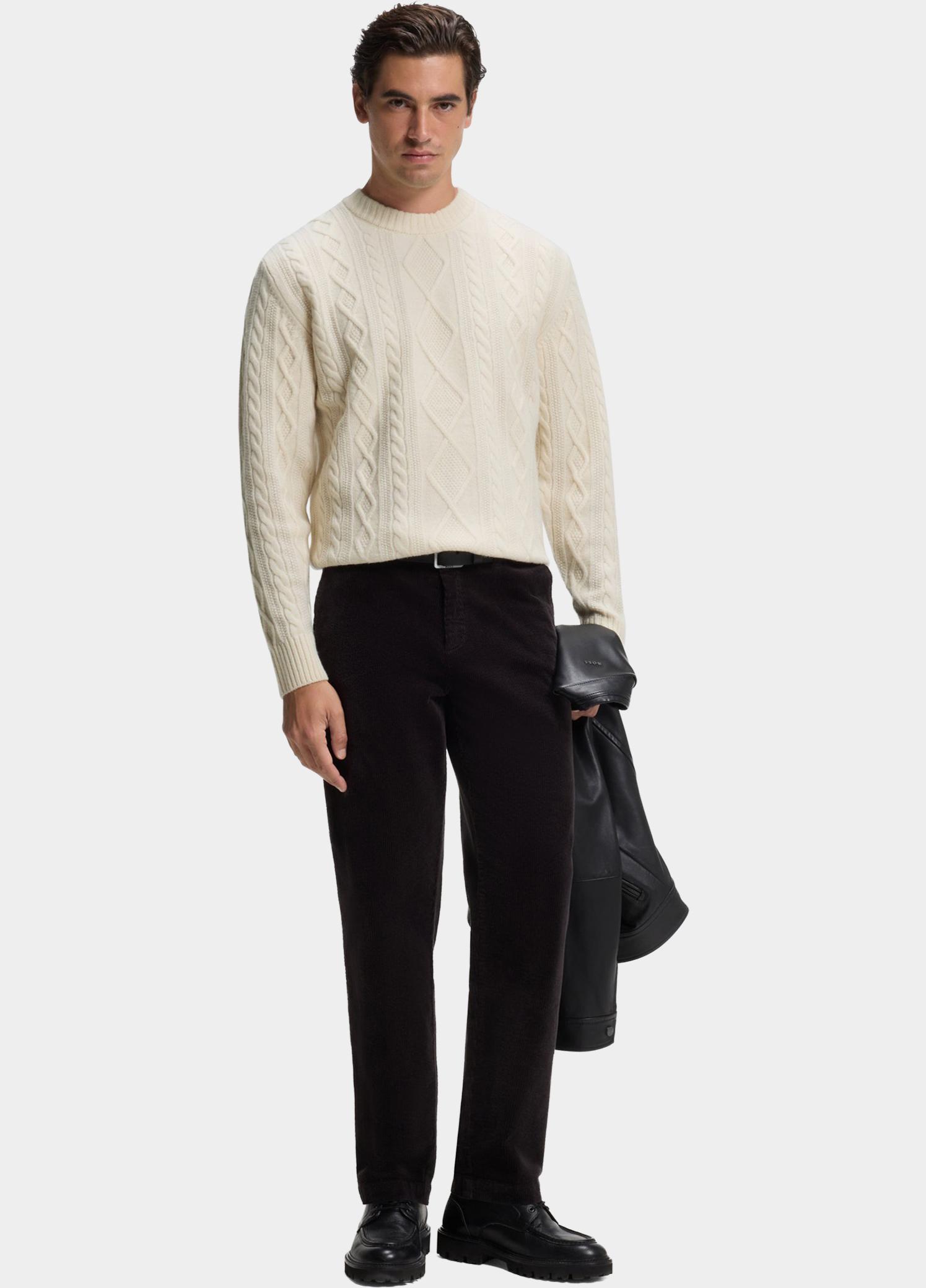 BOSS Orange Pullover heren Wit Atreccio 10283091 01 50571421/131