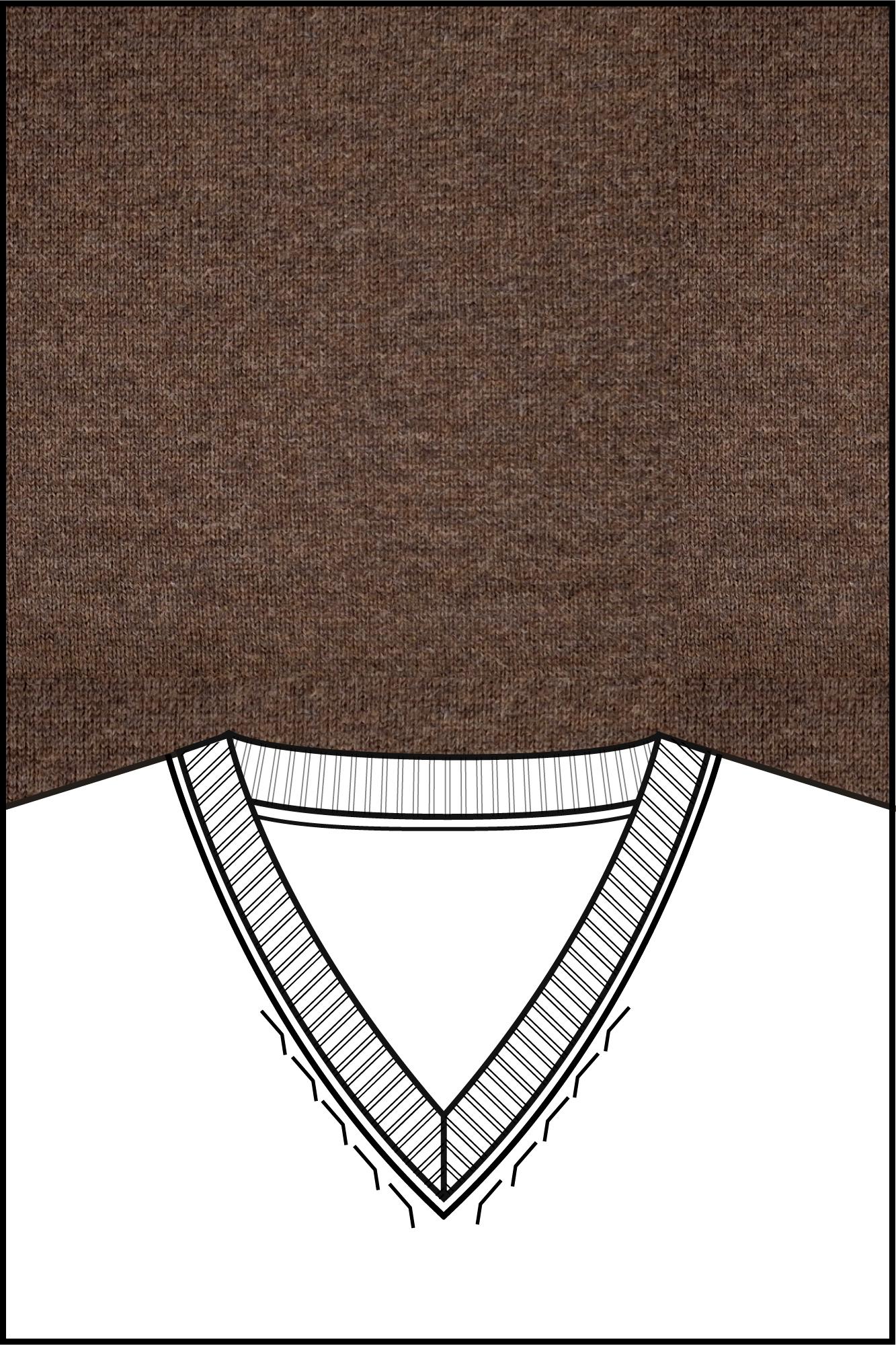 Baileys Pullover Bruin V-Neck Pullover Pima Cotton 1 528100/805